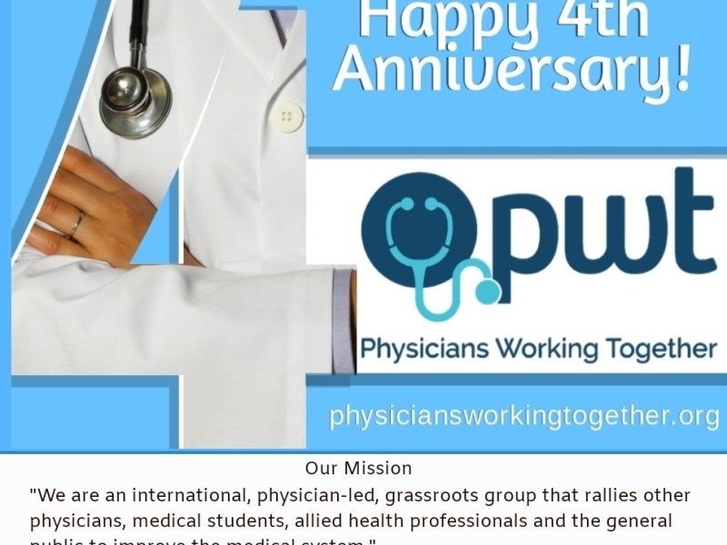 Physicians Working Together  Celebrate Their Quadrennial&nbsp;Anniversary!